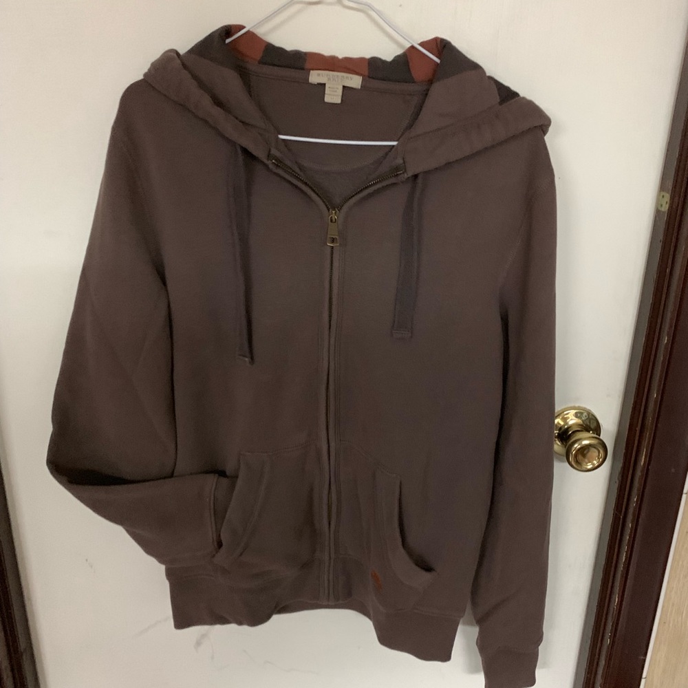 Brown Burberry hoodie